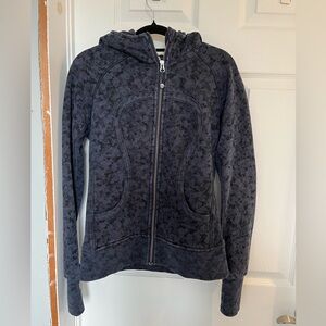 Lululemon Athletica Floral Patterned Scuba Hoodie